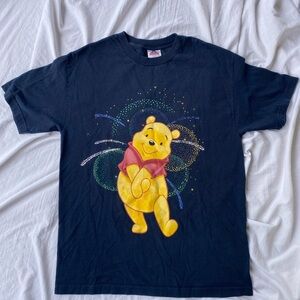 Disney Winnie the Pooh Tee - Navy and Yellow